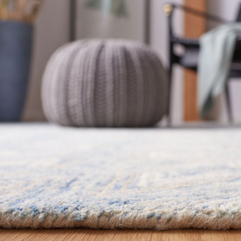 Abstract ABT653 Hand Tufted Area Rug - Blue/Beige - 8'9"x11'9" - Safavieh.