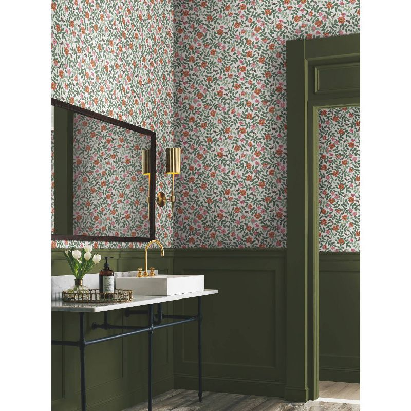 Rifle Paper Co. Primrose 20' L x 20.5" W Peel and Stick Wallpaper Roll