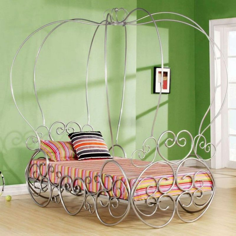 Acme Furniture Twin Priya Bed Silver