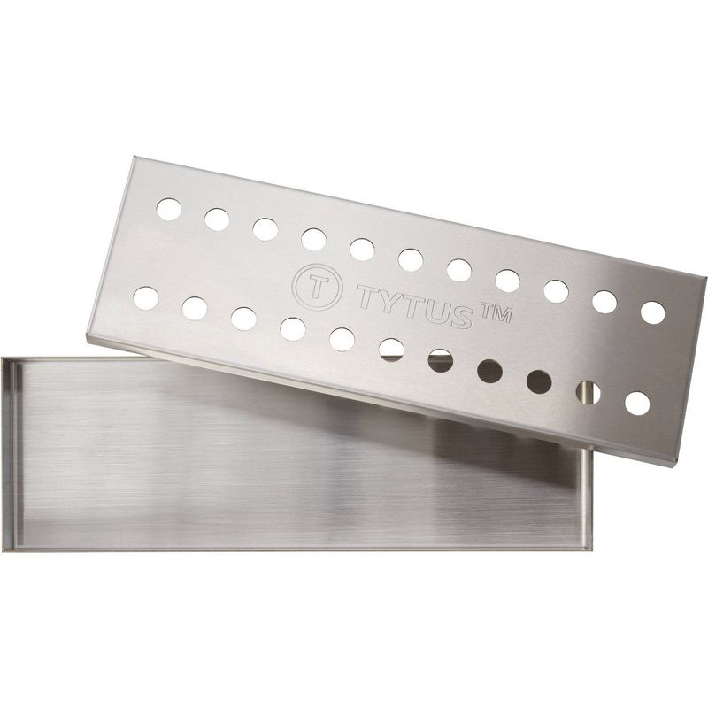 Tytus Grills Tytus Grills 4.8'' W x 12.9'' D Stainless Steel Smoker Box