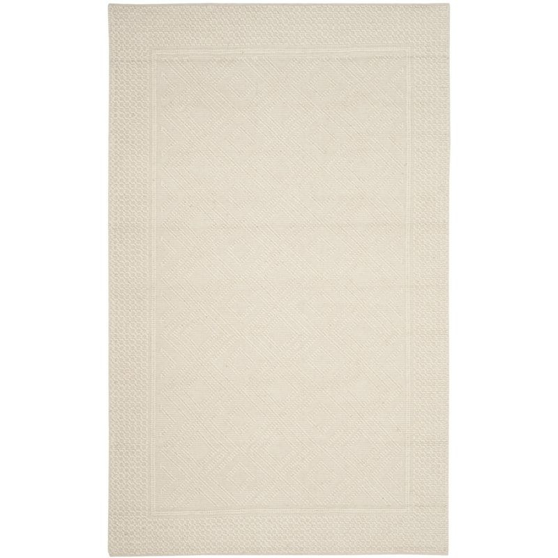 Vermont VRM212 Hand Woven Indoor Area Rug - Ivory - 6'x9' - Safavieh