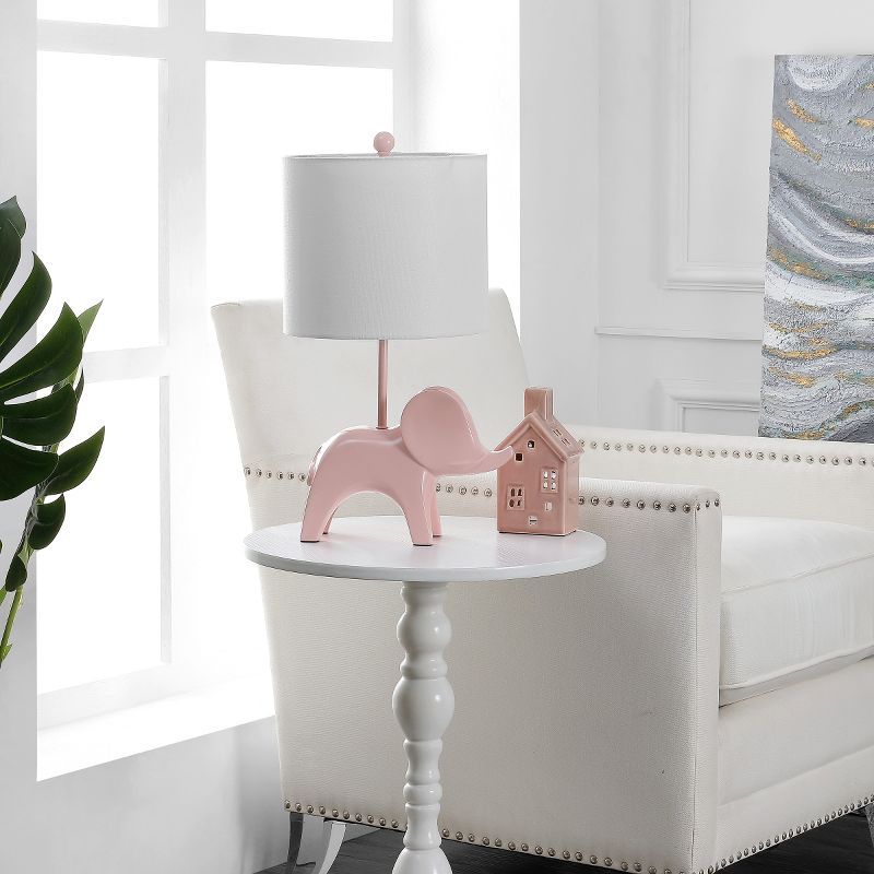 Ellie Elephant Table Lamp - KID4248 - Pink - Safavieh Kids