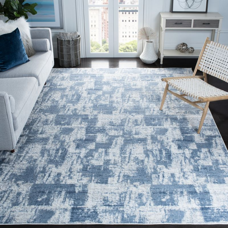 Amelia ALA786 Power Loomed Area Rug - Ivory/Blue - 8'9"x11'9" - Safavieh.