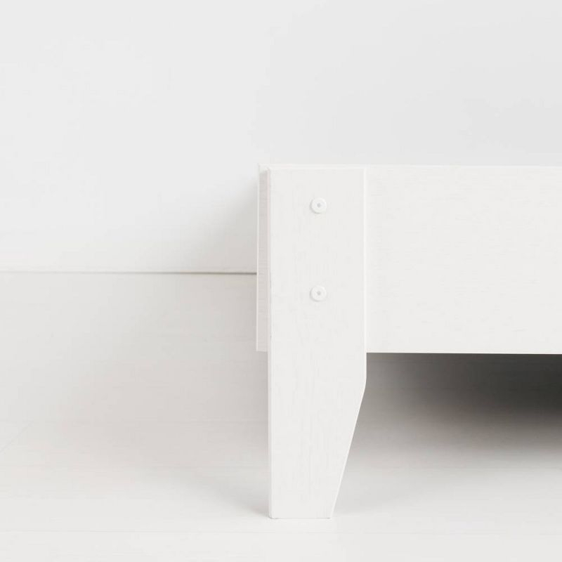 Full Piperton Platform Bed White - Signature Design by Ashley: Modern Style, No Box Spring Needed