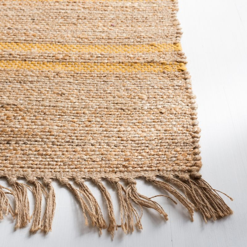 Natural Fiber NF121 Hand Woven Area Rug - Gold/Natural - 8'9"x11'9" - Safavieh.