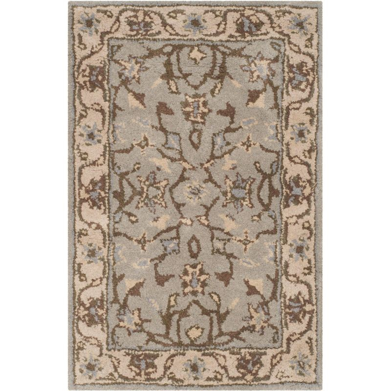 Heritage HG862 Handmade Accent Rug - 2'x3' - Beige/Grey - Safavieh
