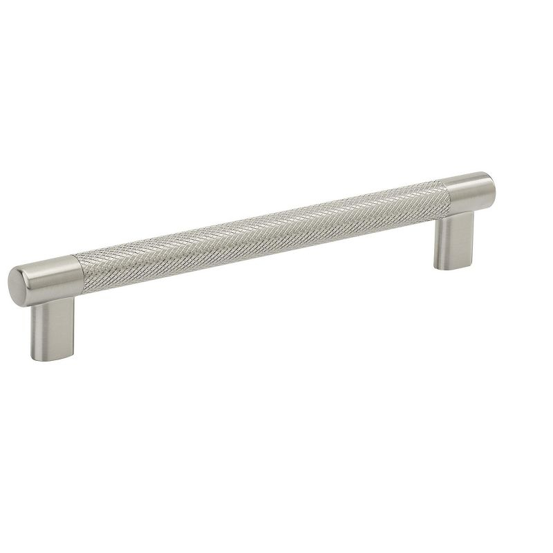 Amerock Bronx 8 inch (203mm) Center-to-Center Satin Nickel Cabinet Pull