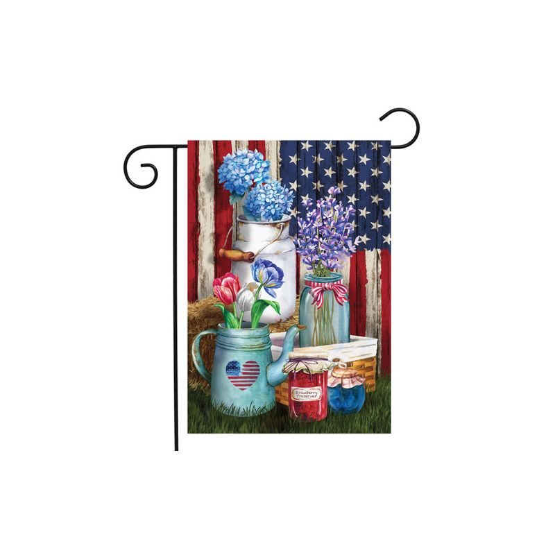 Briarwood Lane Summer Garden Flag 12x18 For Outdoor American Picnic Rustic For Summer Garden Flag Flags For Outside