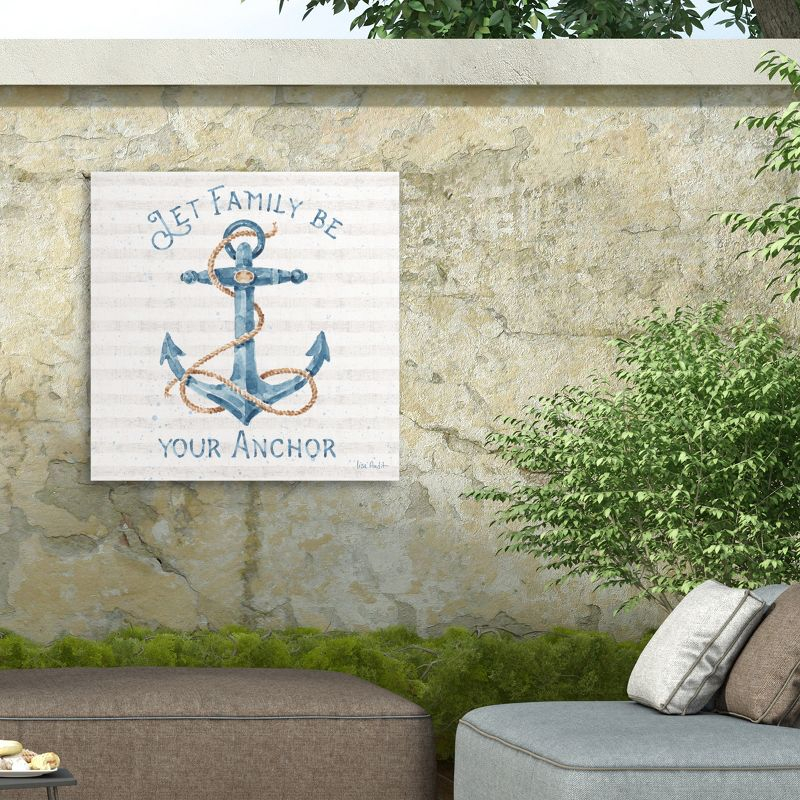 Trademark Fine Art - Lisa Audit 'Nautical Life Iv' Outdoor Canvas - 14x14