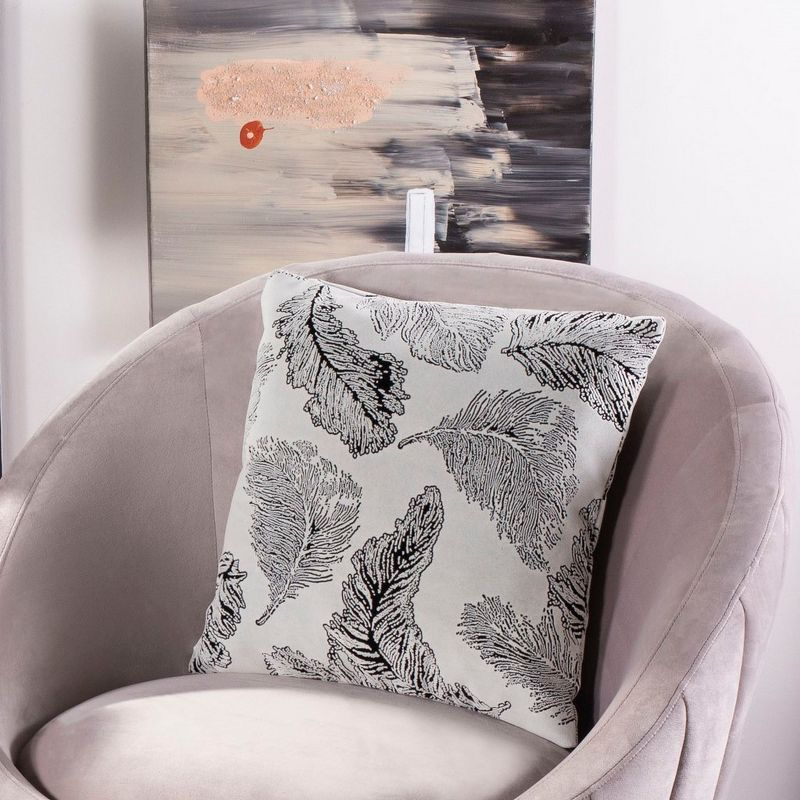 Safavieh Livie Embroidered Reversible Throw Pillow