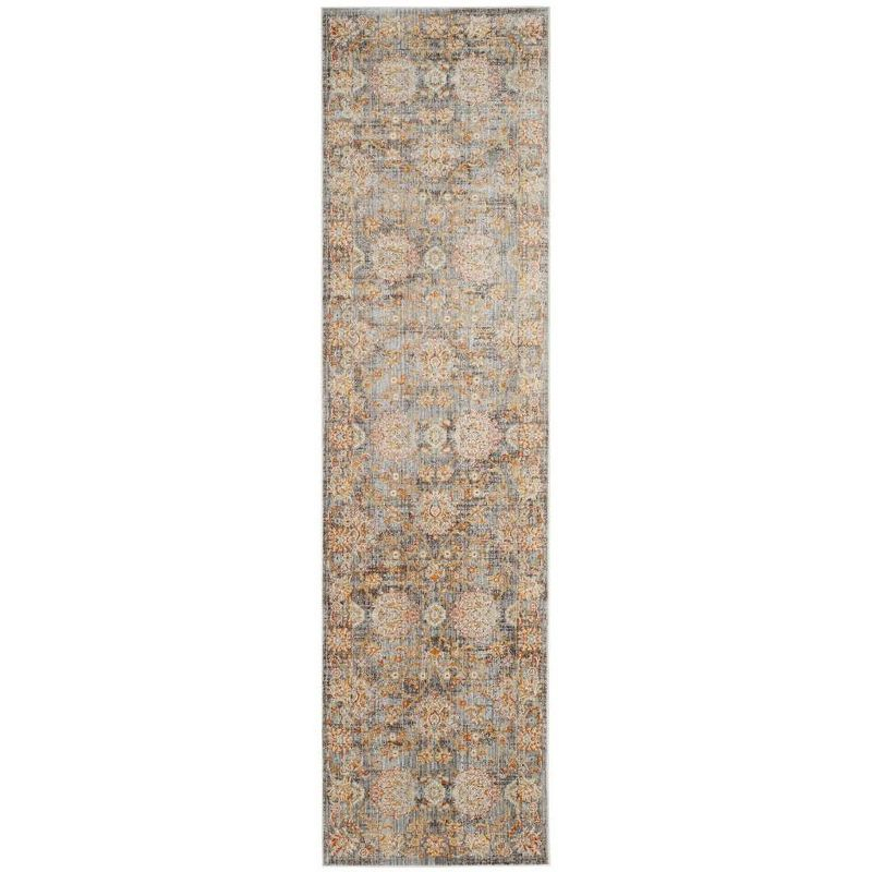 Vintage Persian VTP469 Power Loomed Indoor Runner Rug - Light Brown/Multi - 2'2"x12' - Safavieh