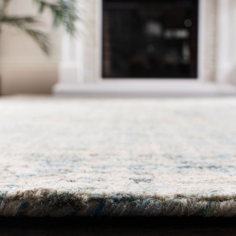 Abstract ABT762 Handmade Indoor Area Rug - Light Blue - 6'x9' - Safavieh