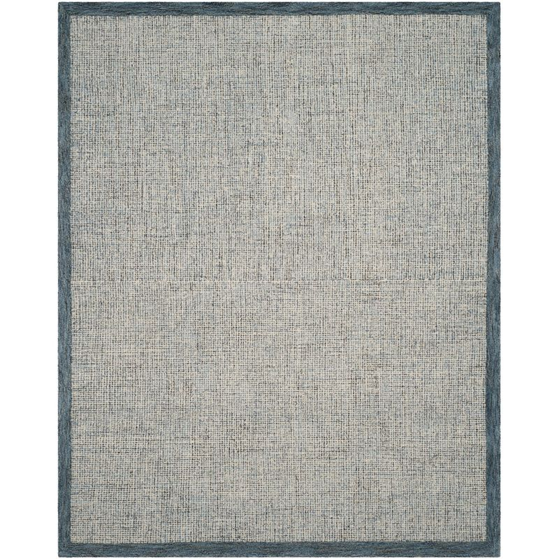 Abstract ABT220 Handmade Indoor Area Rug - Navy/Ivory - 5'x8' - Safavieh