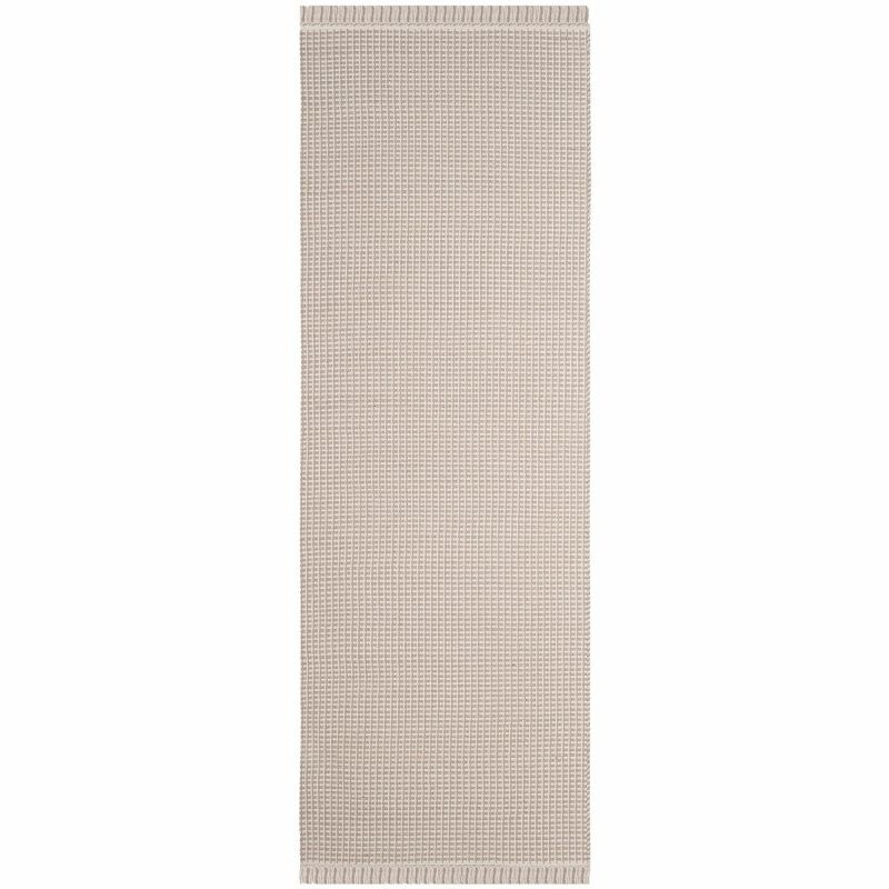 Montauk MTK340 Hand Woven Indoor Runner Rug - Ivory/Grey - 2'3"x6' - Safavieh