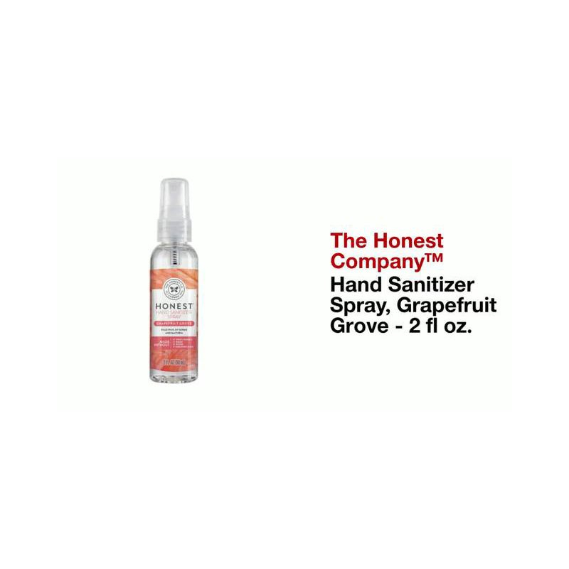 The Honest Company Hand Sanitizer Spray - Coastal Surf - Trial Size - 2 fl oz