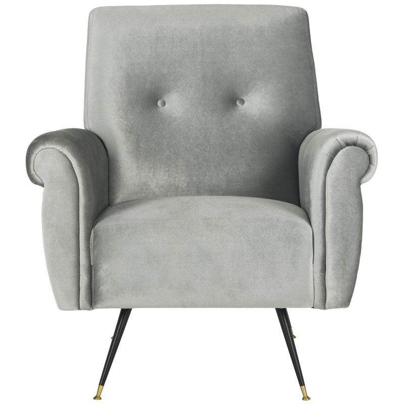 Mira Accent Chair - FOX6285 - Light Grey - Safavieh