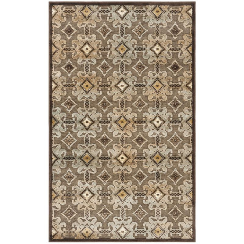 Martha Stewart Collection - MSR7430 - Indoor Power Loomed Accent Rugs - Brown/Brown - 3'3"x5'3"