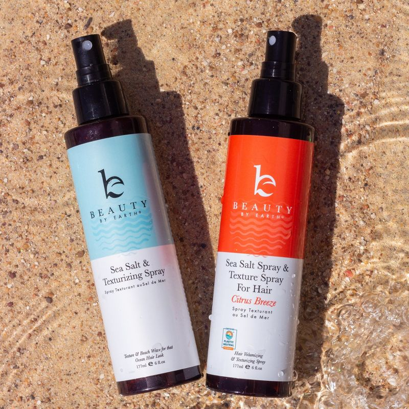 Beauty by Earth - Sea Salt Spray Hair Texturizer - Ocean Waves, 6 oz