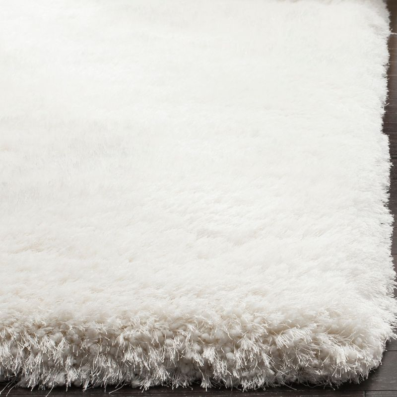 Luxe Shag SGX160 Hand Tufted Indoor Area Rug - Ivory - 5'x8' - Safavieh