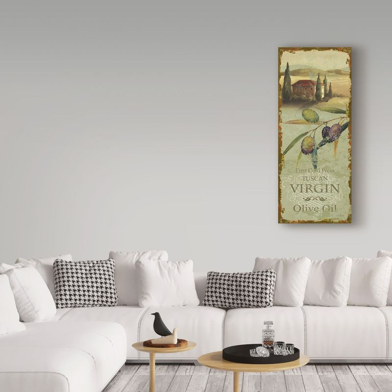 Trademark Fine Art - Lisa Audit 'Tuscan Delight IV' Canvas Art - 10x24