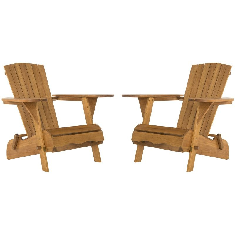 Breetel Adirondack 2 Per Box Indoor/Outdoor (Set Of 2) - PAT7034 - Natural - Safavieh