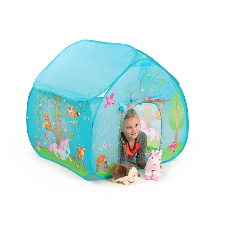 Fun2Give 35.5'' W x 35.5'' D Indoor / Outdoor Polyester Pop-Up Play Tent
