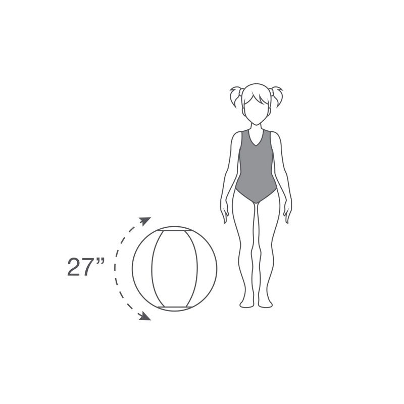 CocoNut Outdoor 27" Jumbo Beach Ball (3-Pack) - Pink Flamingo