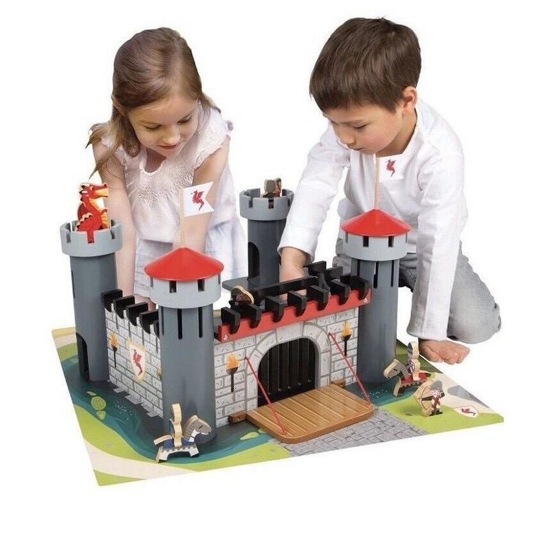 Alex Wooden Dragon Castle Set 55 Pieces