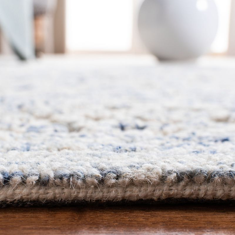 Trace TRC302 Hand Tufted Area Rug - Ivory/Blue - 8'x10' - Safavieh.