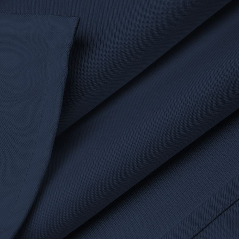 Lann's Linens Polyester Fabric Tablecloth for Wedding, Banquet, Restaurant - 70 x 120 Inch Rectangular - Navy Blue