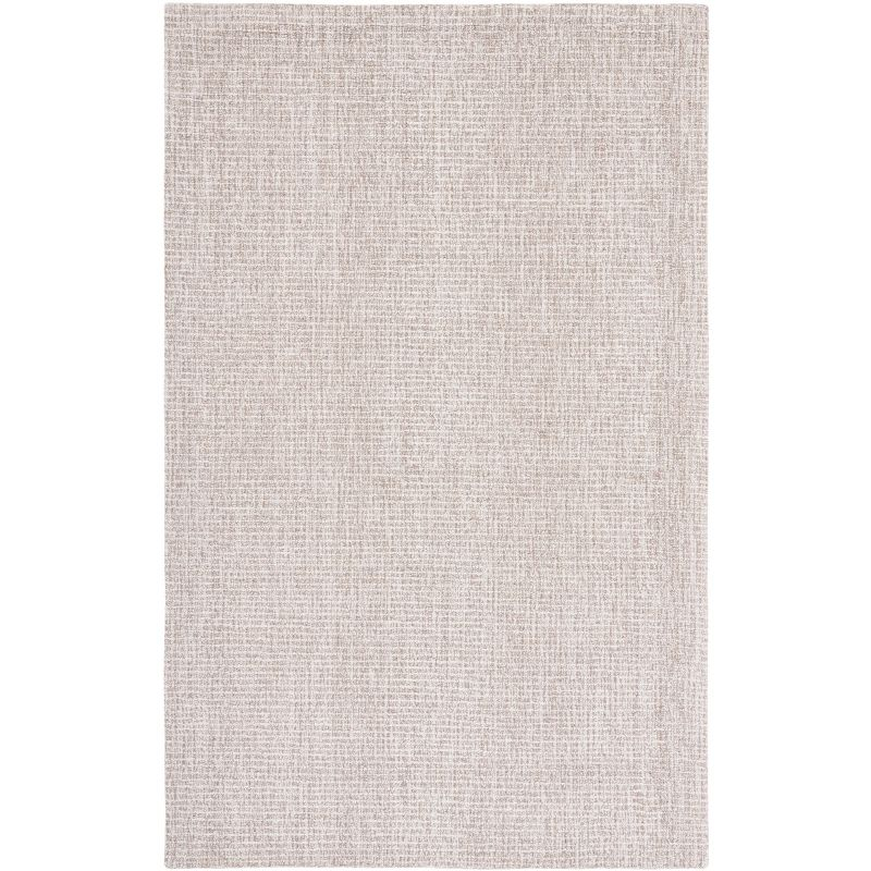 Abstract ABT468 Handmade Indoor Area Rug - Ivory/Gray - 4'x6' - Safavieh