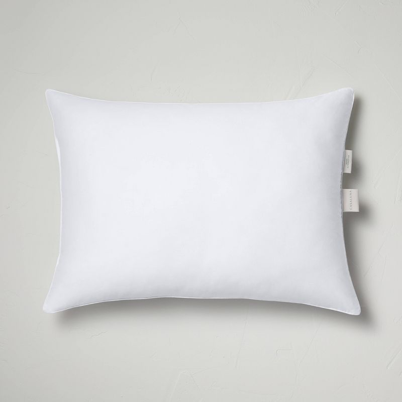 King Medium/Firm Machine Washable Medium Down Alternative Pillow - Casaluna™: Hypoallergenic, 300 Thread Count, Cotton Cover
