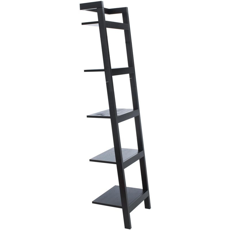 Yassi 5 Tier Leaning Etagere - ETG9403 - Black - Safavieh