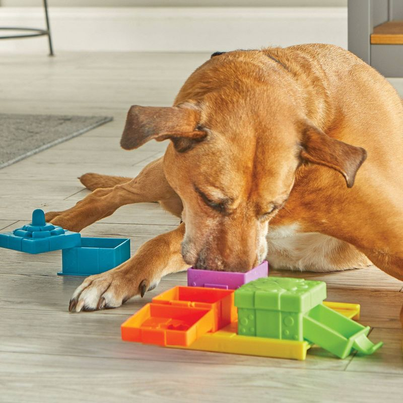 Brightkins Surprise Party Puzzle Treat Dog Toy Dispenser