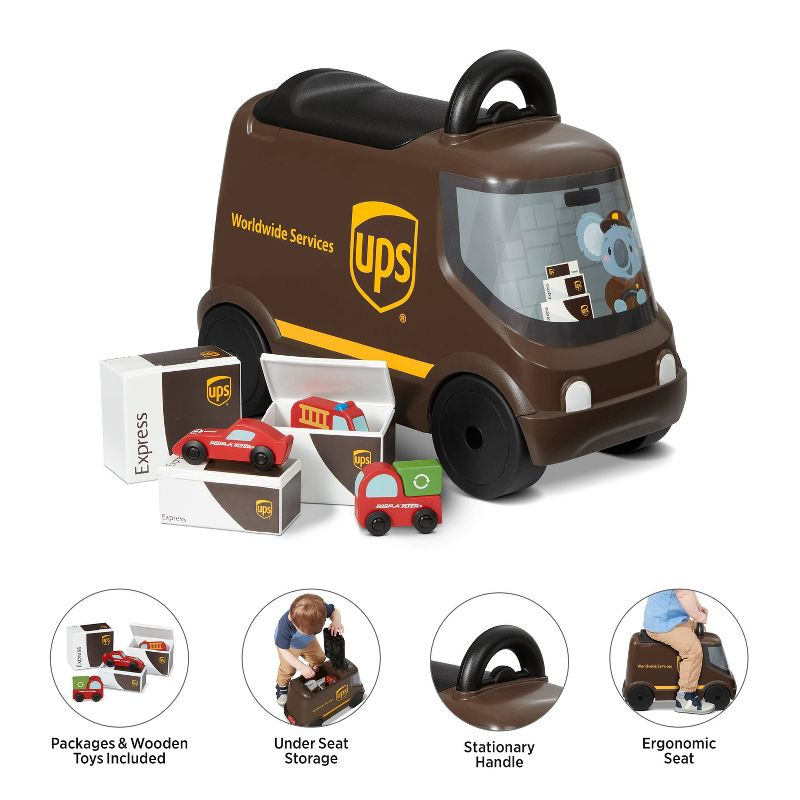 Radio Flyer UPS Delivery Truck Ride-On