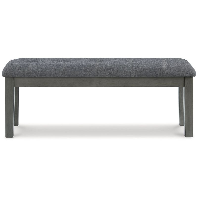Signature Design by Ashley Contemporary Hallanden 50" Dining Bench Two-tone Gray