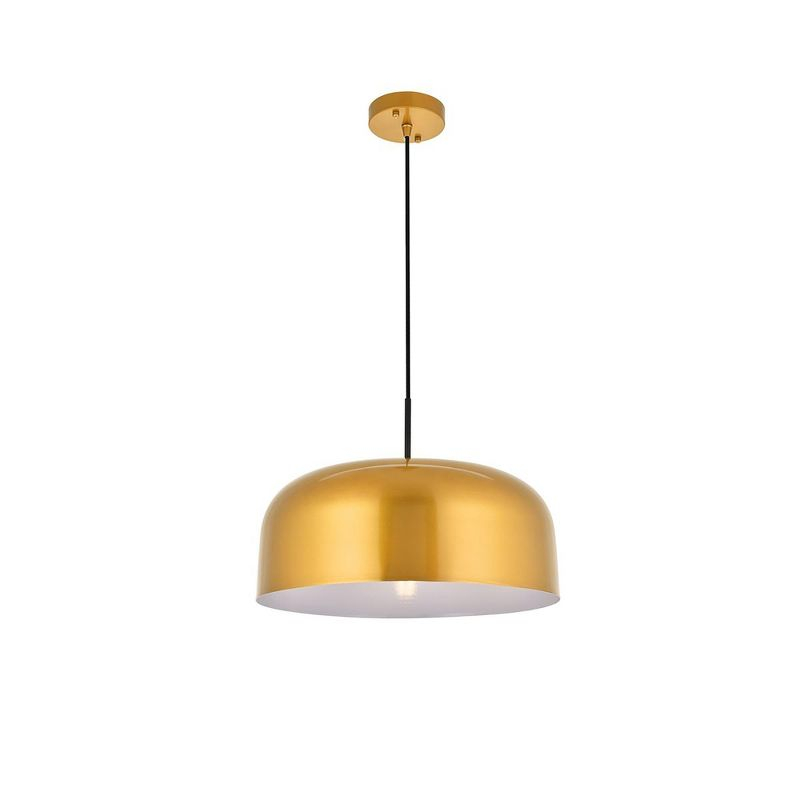Elegant Lighting Etude 1 light satin gold Pendant