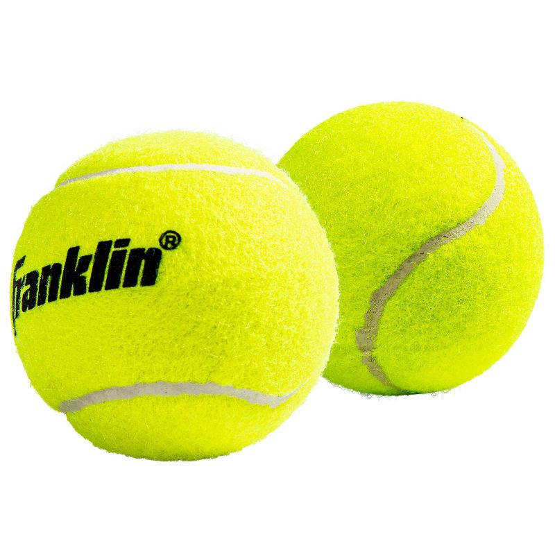 Franklin Sports Practice Tennis Balls Can - 3pk: Rubber Fill, All Ages Use