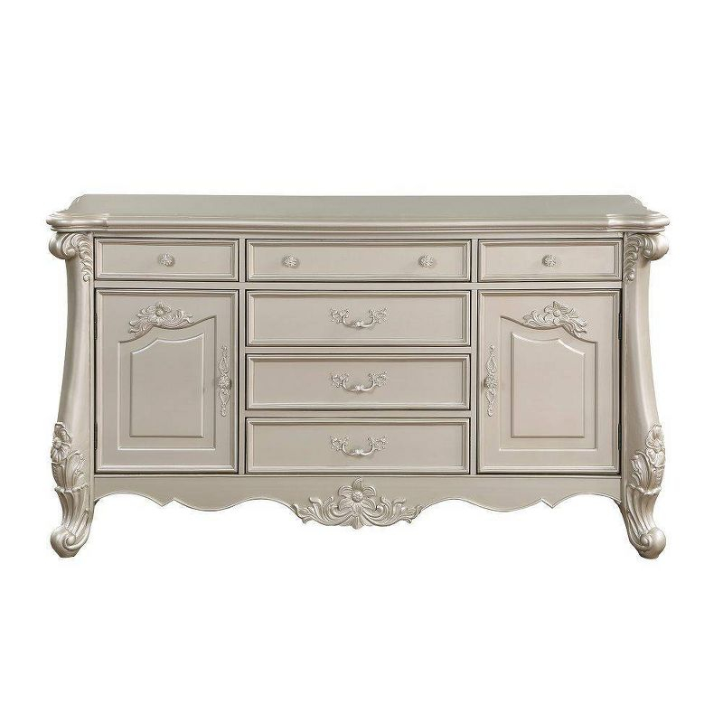 Acme Furniture 71" Bently Dresser Champagne Finish