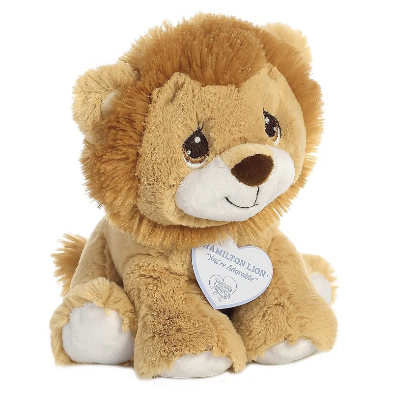 Aurora Small Hamilton Lion Precious Moments Inspirational Stuffed Animal Brown 6.5"