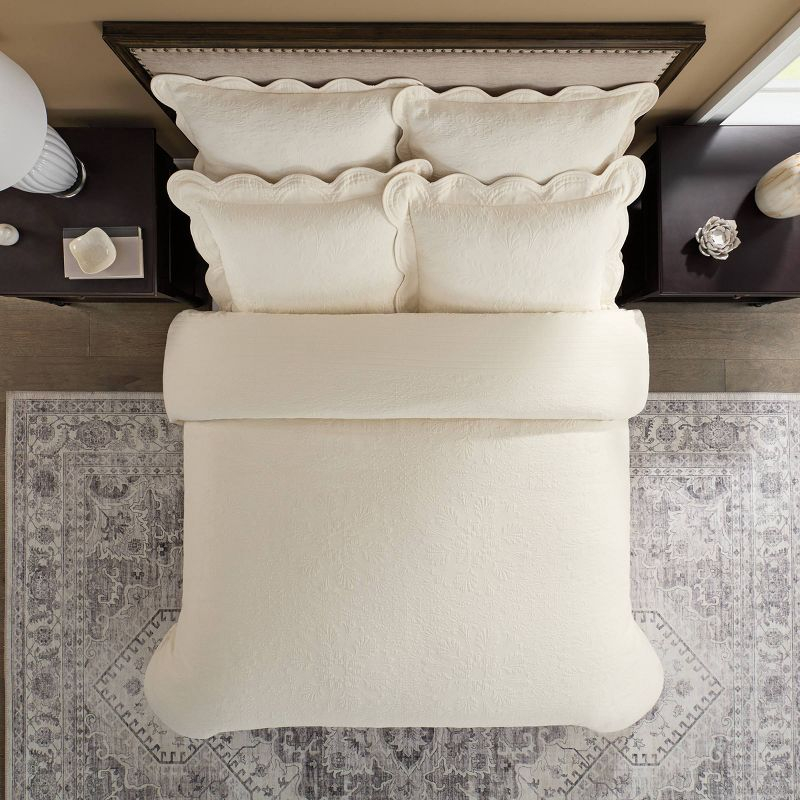 Historic Charleston Collection Standard Estate Pillow Sham Ivory