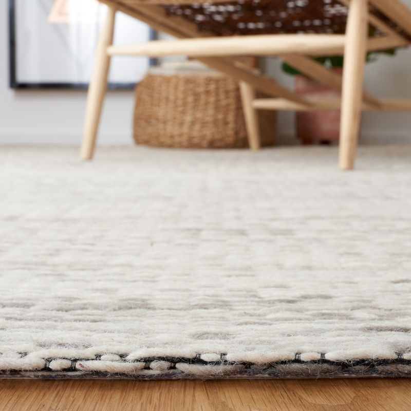 Marbella MRB311 Hand Woven Indoor Area Rug - Grey/Beige - 5'x8' - Safavieh