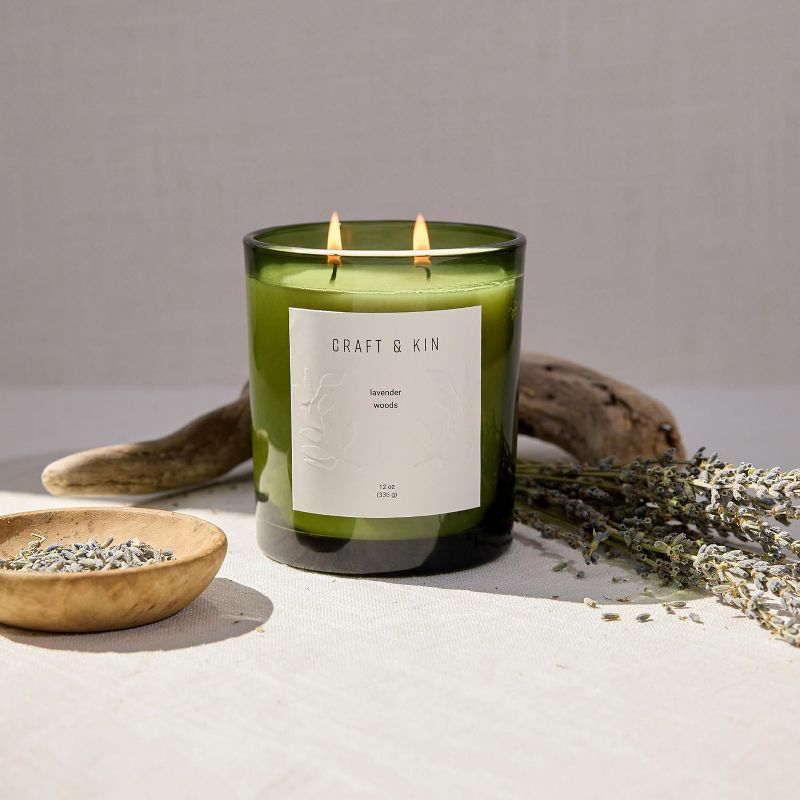 Craft & Kin Premium Soy Candle Lavender Woods