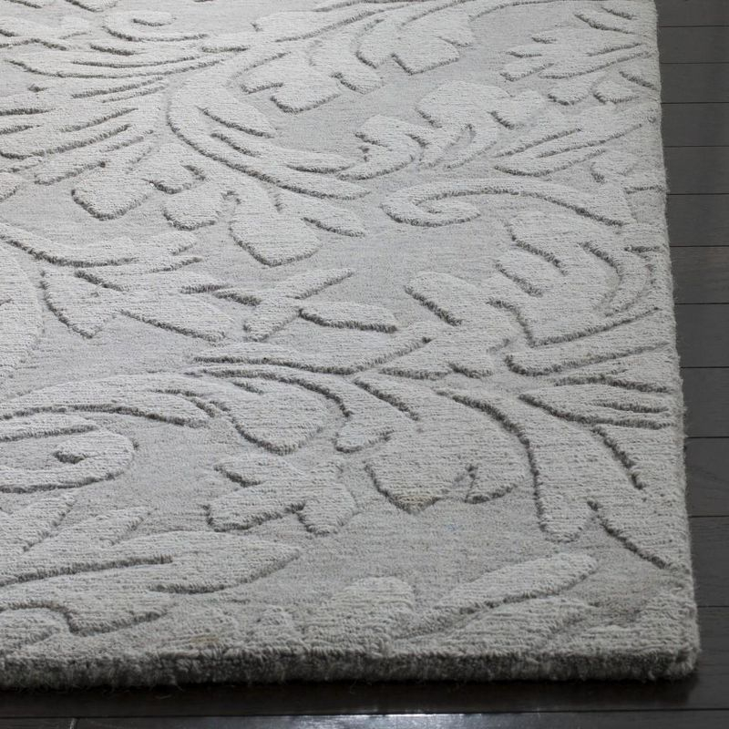 Impressions IM344 Hand Loomed Area Rug - Grey - 8'3"x11' - Safavieh.