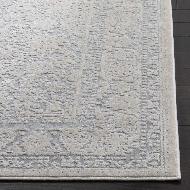 Reflection RFT663 Power Loomed Indoor Area Rug - 6'x9' - Light Grey/Cream - Safavieh