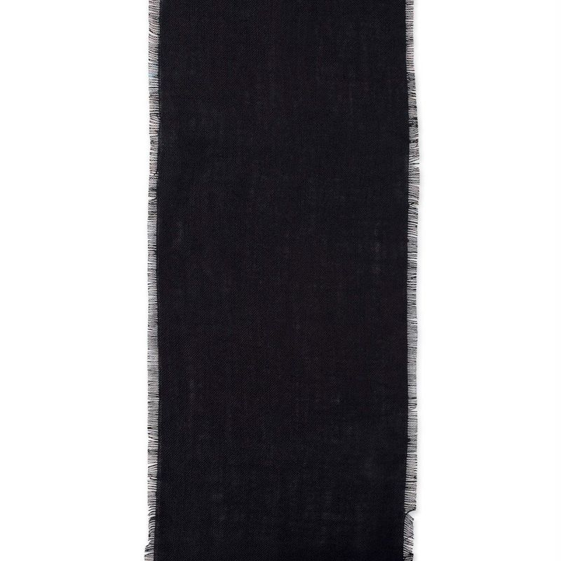 Design Imports Black Jute Table Runner 15X74