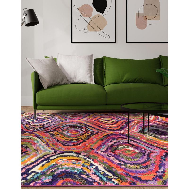 Unique Loom 9' 0 x 12' 2 Multi Estrella Magnolia Area Rug