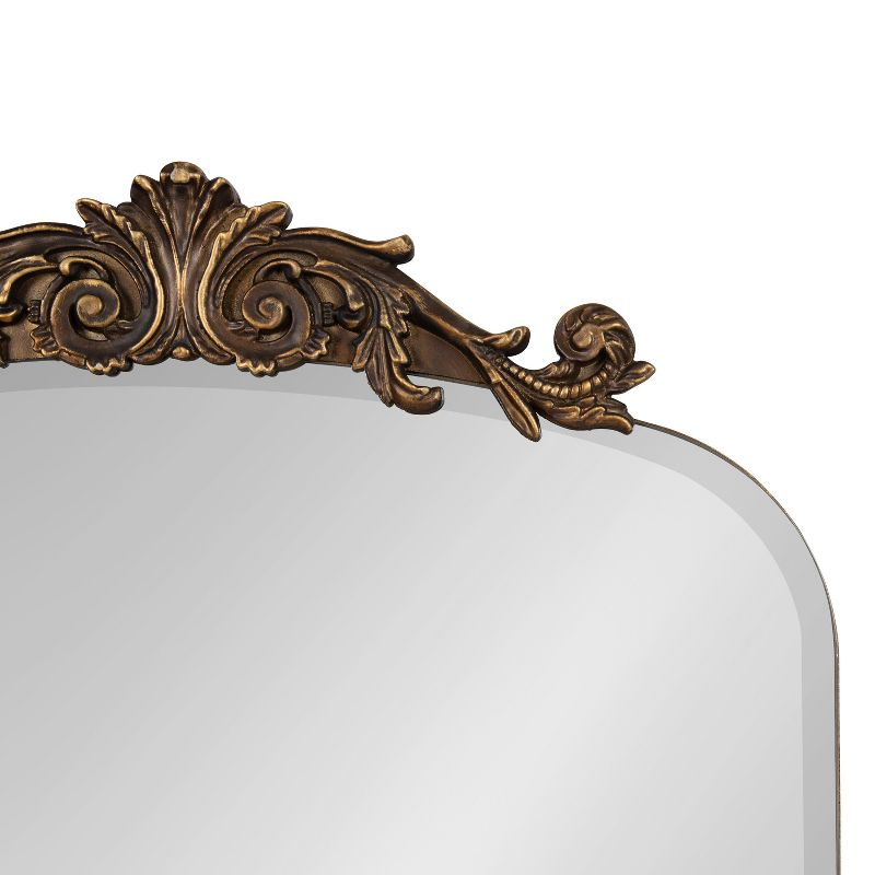 Kate and Laurel Arendahl Glass Arch Mirror, 20x30, Gold