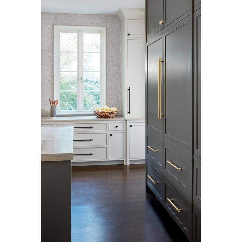 Amerock Radius 12-5/8 inch (320mm) Center-to-Center Matte Black Cabinet Pull