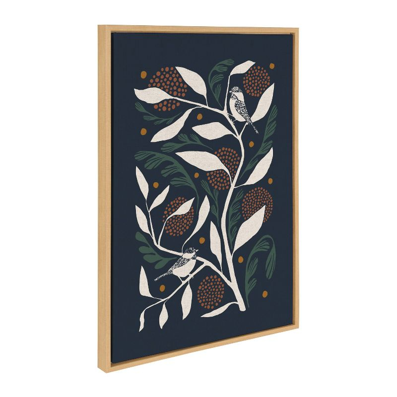 Kate & Laurel All Things Decor 18"x24" Sylvie MC 0808 Pine 2 Framed Canvas: Mia Charro Art, Nature Scene